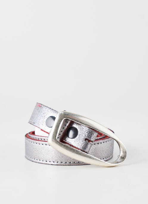 Ceinture fermeture pointe poinçonnée argent YOLETE femme