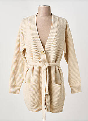Gilet manches longues stretch beige WEEKEND MAXMARA femme