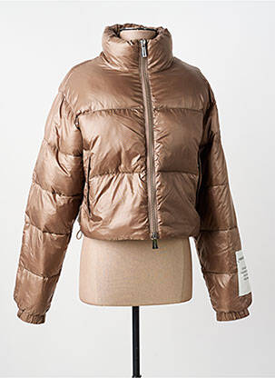 Doudoune poches sans capuche marron HINNOMINATE femme