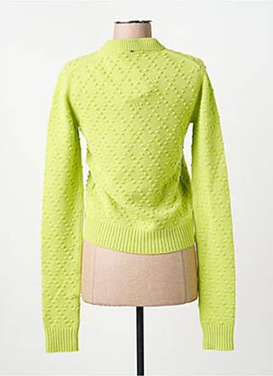 Pull col v manches longues vert SPORTMAX femme