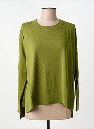 Pull col rond manches longues vert PENNYBLACK femme