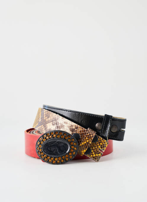 Ceinture effet matière satinée rouge YOLETE femme