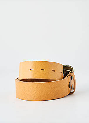 Ceinture effet matière satinée marron YOLETE femme