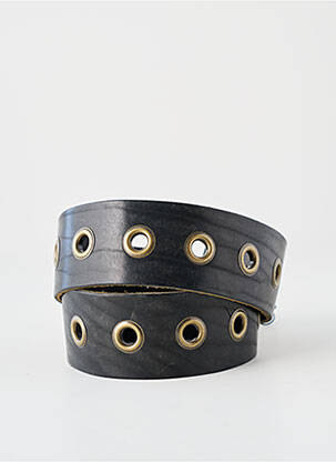 Ceinture effet matière satinée noir YOLETE femme