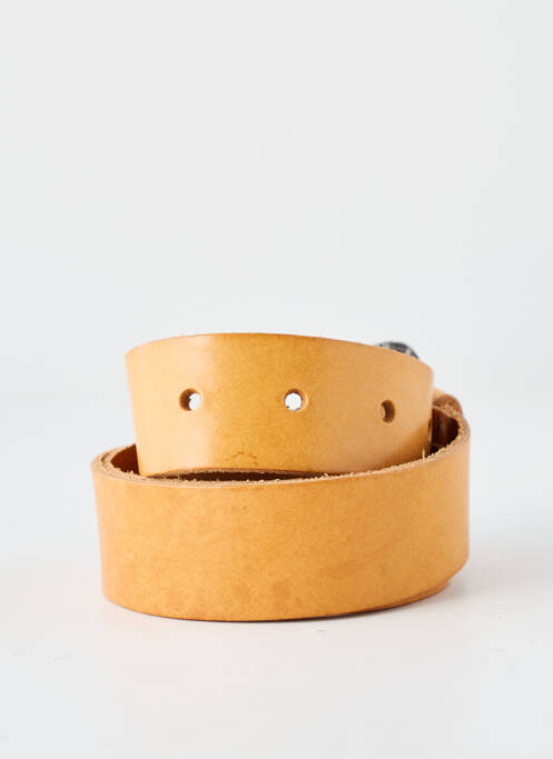 Ceinture coutures renforcées marron YOLETE femme
