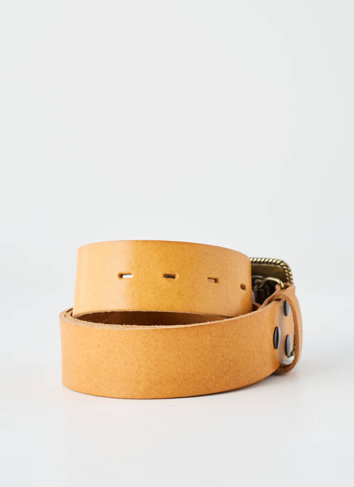 Ceinture effet matière satinée marron YOLETE femme