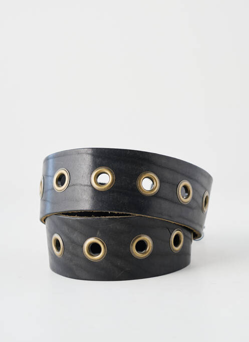 Ceinture effet matière satinée noir YOLETE femme