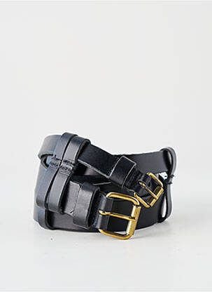 Ceinture effet matière satinée noir YOLETE femme