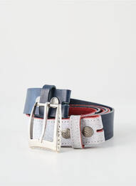 Ceinture effet matière satinée bleu YOLETE femme