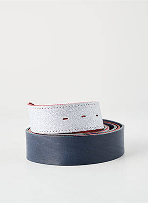 Ceinture effet matière satinée bleu YOLETE femme