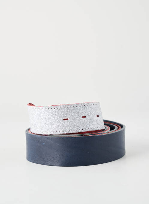 Ceinture effet matière satinée bleu YOLETE femme