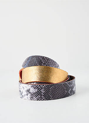 Ceinture effet matière satinée or YOLETE femme