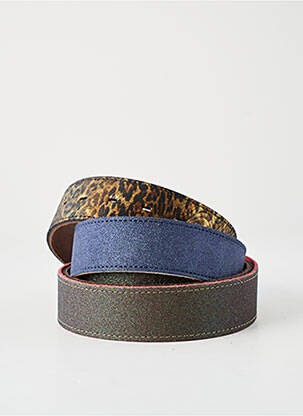 Ceinture effet matière satinée bleu YOLETE femme