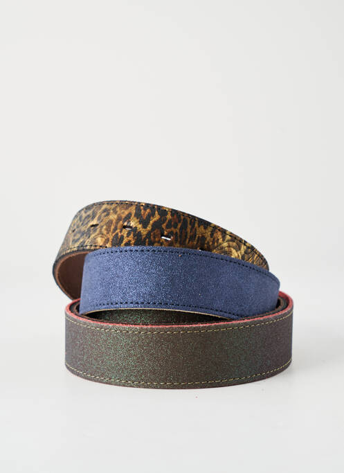 Ceinture effet matière satinée bleu YOLETE femme