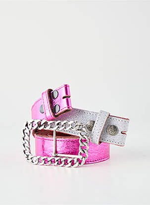 Ceinture effet matière satinée rose YOLETE femme