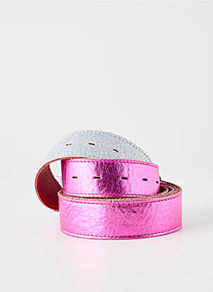 Ceinture effet matière satinée rose YOLETE femme