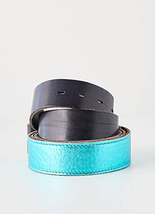 Ceinture effet matière satinée bleu YOLETE femme