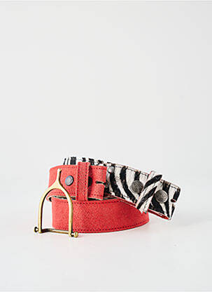 Ceinture rouge YOLETE femme