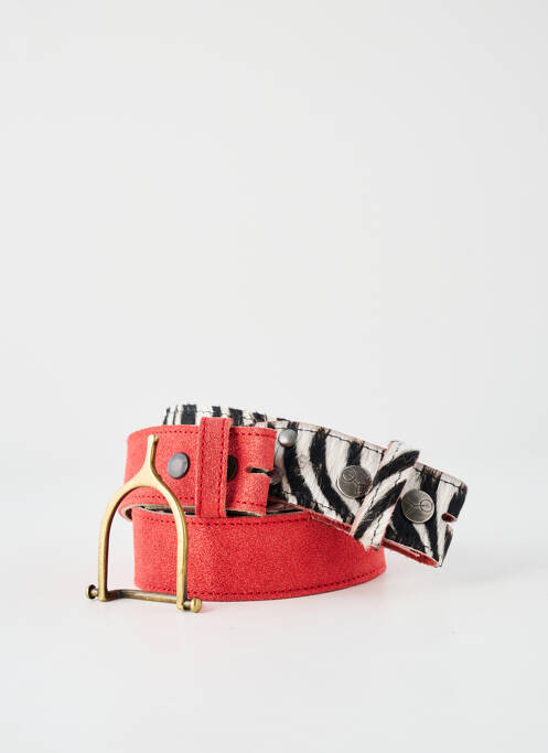 Ceinture rouge YOLETE femme