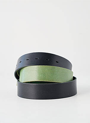 Ceinture effet matière satinée vert YOLETE femme