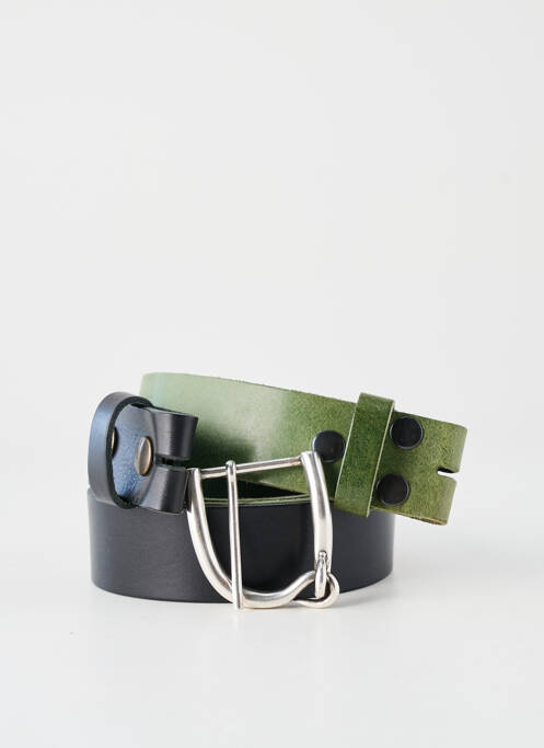 Ceinture effet matière satinée vert YOLETE femme