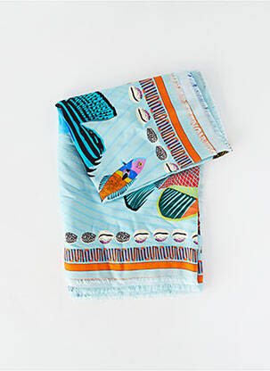 Paréo bleu WILD femme