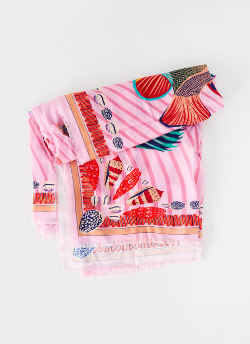 Paréo imprimé animal rose WILD femme
