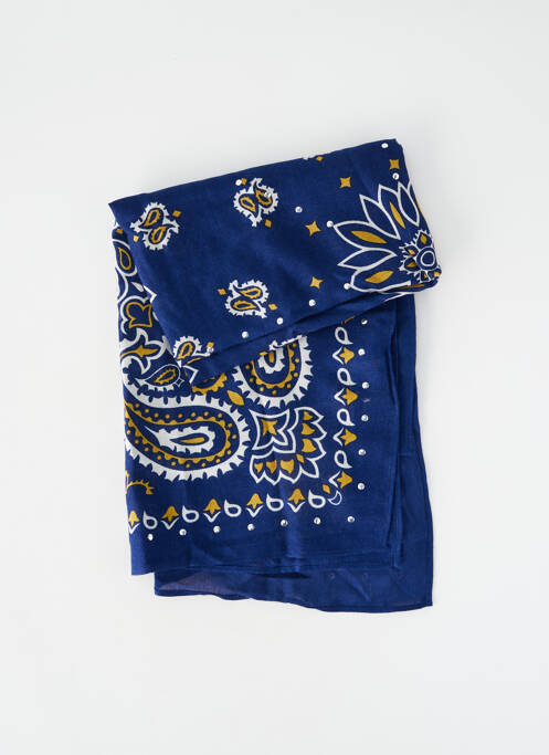 Foulard bleu WILD femme