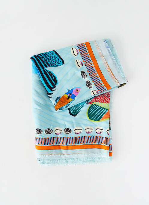 Paréo bleu WILD femme