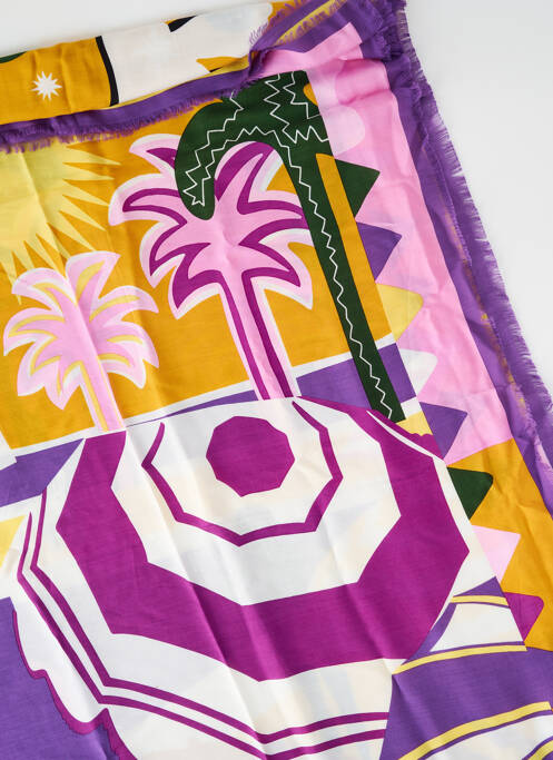 Paréo violet WILD femme