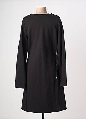 Robe mi-longue manches longues manches longues noir LA FEE MARABOUTEE femme