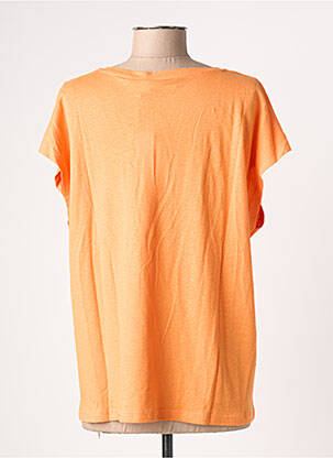 T-shirt coupe droite manches courtes orange LA PETITE ETOILE femme