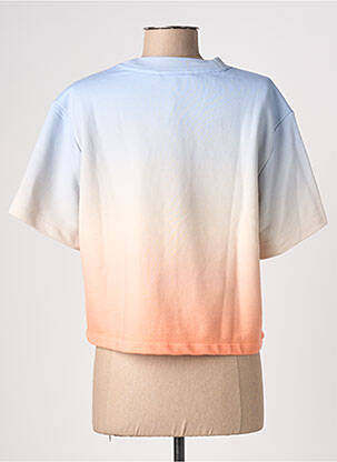 T-shirt coupe droite manches courtes bleu TOM TAILOR femme