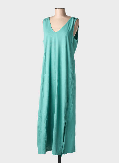Robe longue sans manche sans manche vert MAISON ANJE femme