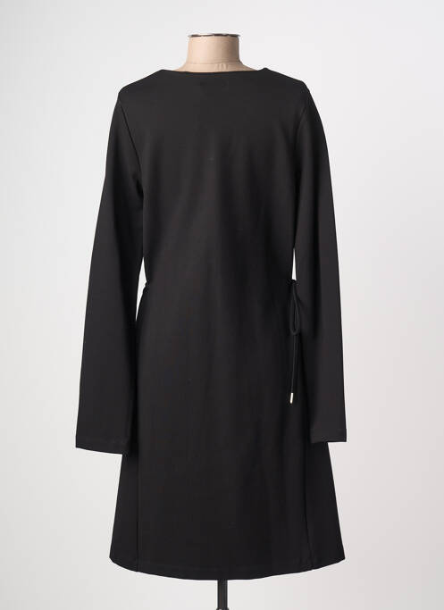 Robe mi-longue manches longues manches longues noir LA FEE MARABOUTEE femme