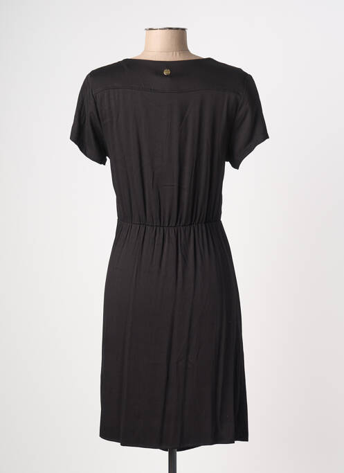 Robe mi-longue manches courtes manches courtes noir LOLA ESPELETA femme