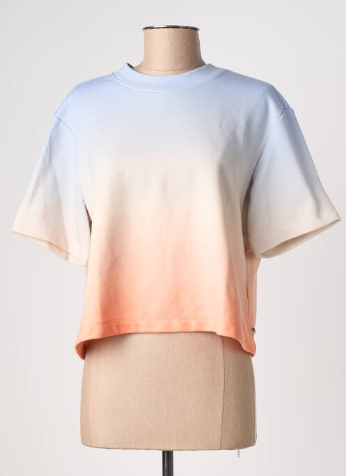 T-shirt coupe droite manches courtes bleu TOM TAILOR femme