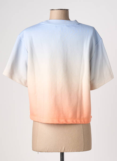 T-shirt coupe droite manches courtes bleu TOM TAILOR femme