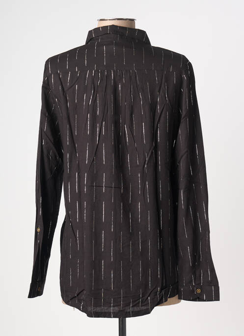 Chemisier imprimé fantaisie manches longues noir WHITE STUFF femme