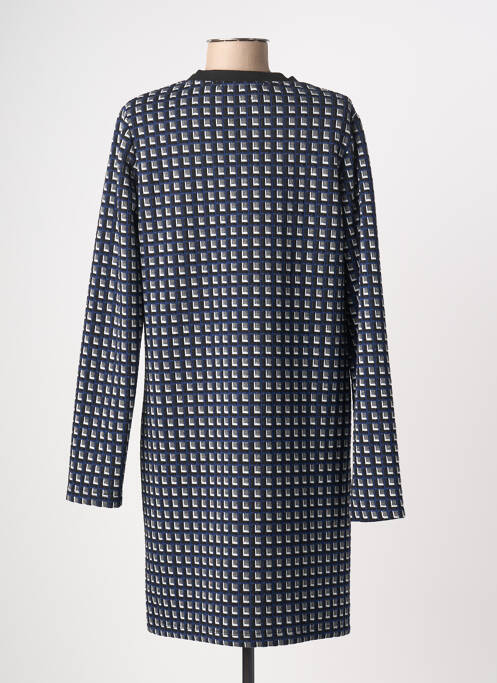 Robe mi-longue bleu LA FEE MARABOUTEE femme