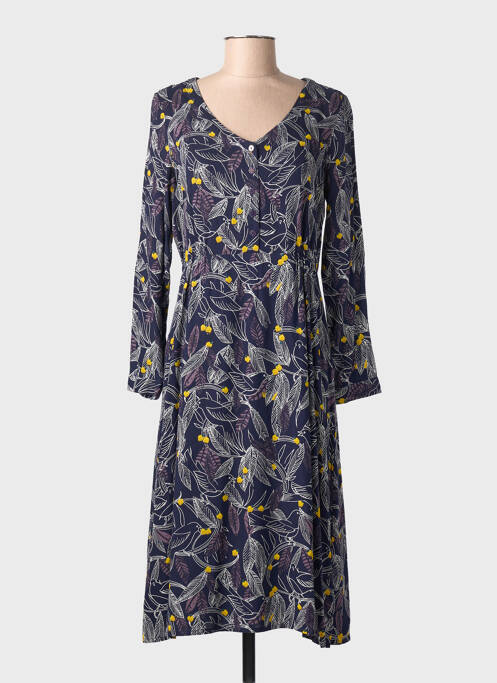 Robe mi-longue bleu WHITE STUFF femme