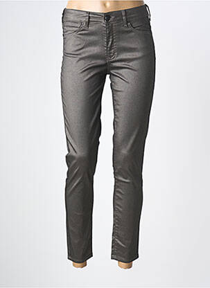 Pantalon 7/8 stretch taille normale gris FIVE femme
