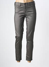 Pantalon 7/8 stretch taille normale gris FIVE femme
