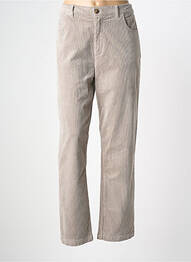 Pantalon droit stretch taille normale gris HARRIS WILSON femme