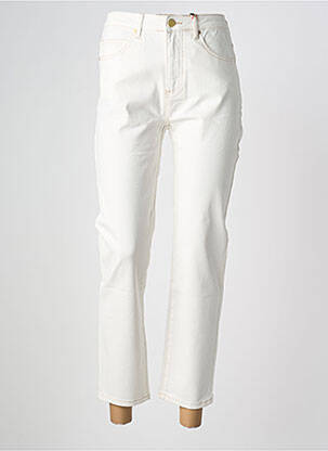 Pantalon 7/8 stretch taille normale blanc LA PETITE ETOILE femme