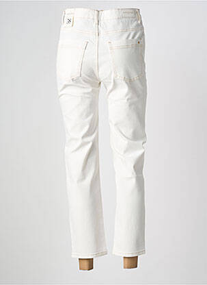 Pantalon 7/8 stretch taille normale blanc LA PETITE ETOILE femme