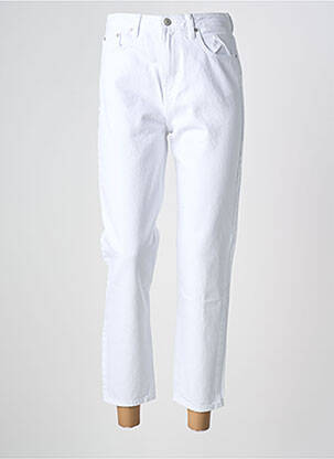Jean coupe mom poches taille normale blanc LTB femme