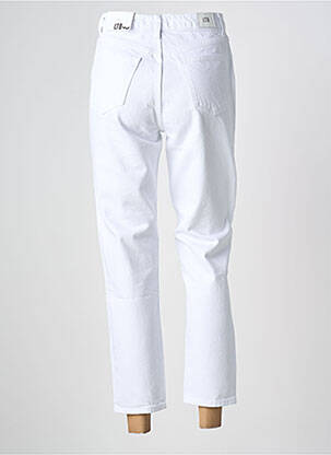 Jean coupe mom poches taille normale blanc LTB femme