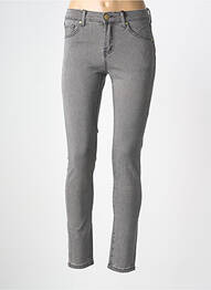 Jeans coupe slim stretch taille normale gris LA PETITE ETOILE femme