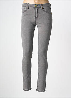 Jeans coupe slim stretch taille normale gris LA PETITE ETOILE femme